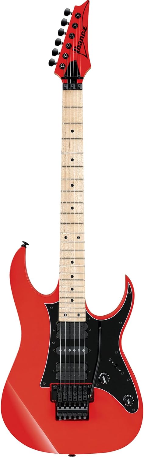 Ibanez RG550 RG Genesis Collection Electric Guitar - Road Flare Red Bundle with Gig Bag, Tuner, Strap, Cable, Austin Bazaar Instructional DVD, and Polishing Cloth