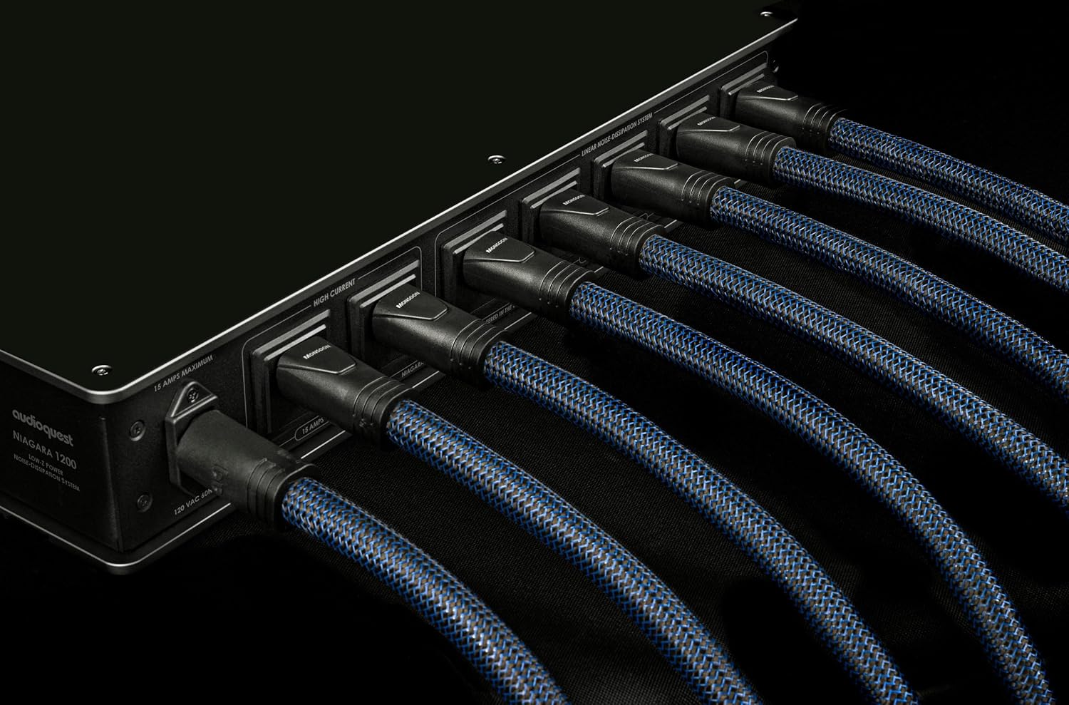 AudioQuest Monsoon Power Cable (1m, 1 x C19 > 1 x 3-Prong Wall Plug)