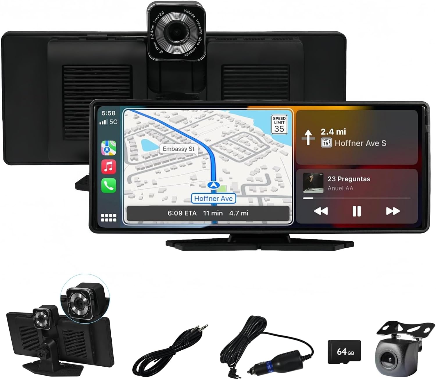 Carplay Screen for Car, 10.26