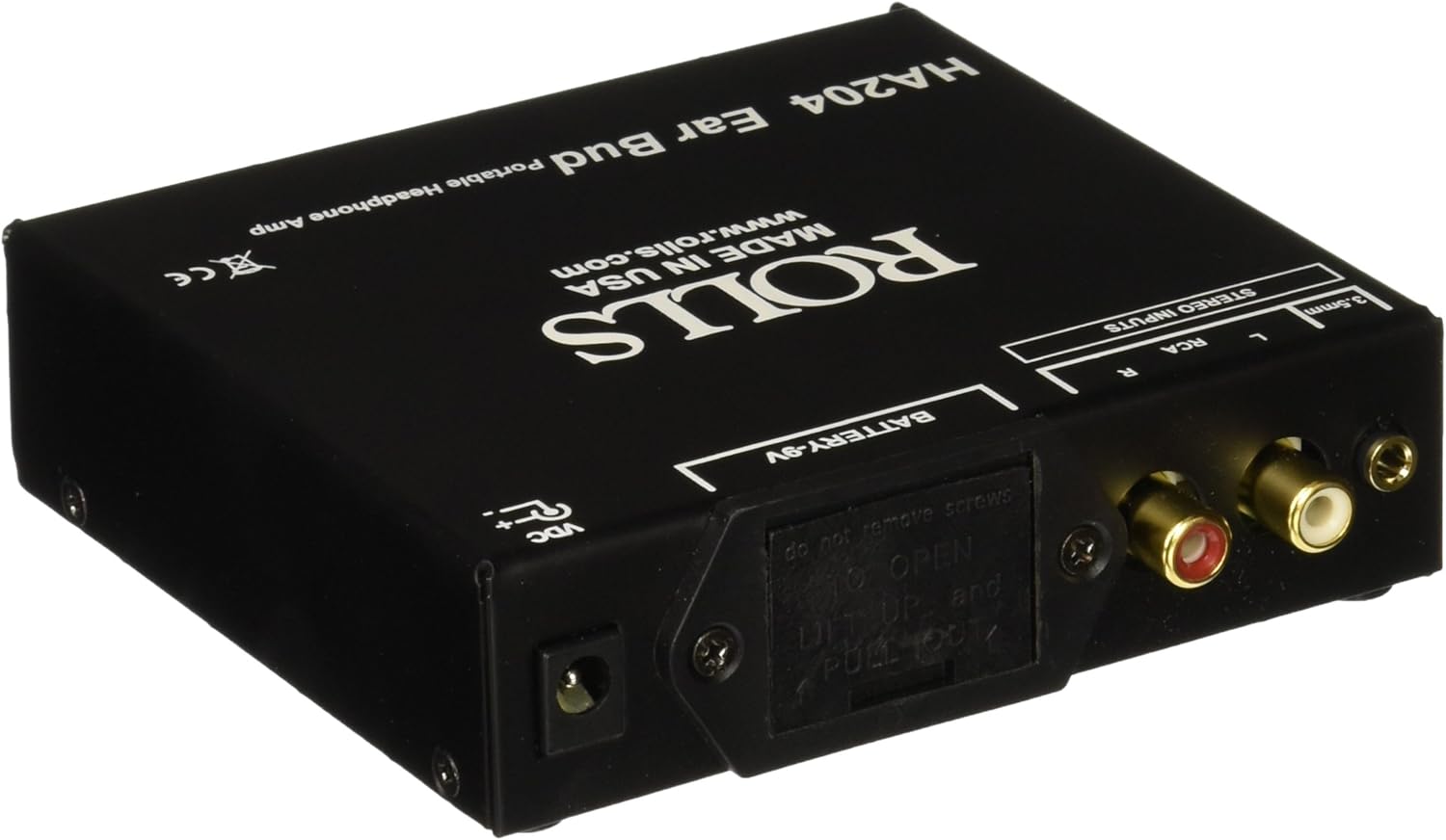 ROLLS HA204P Portable Battery/AC Operated Headphone Amplifier