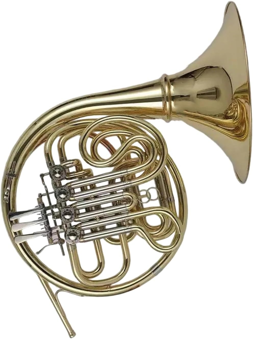 4 Key French Horn Brass Lacquered 4 Key Double French Horn F Bb Key