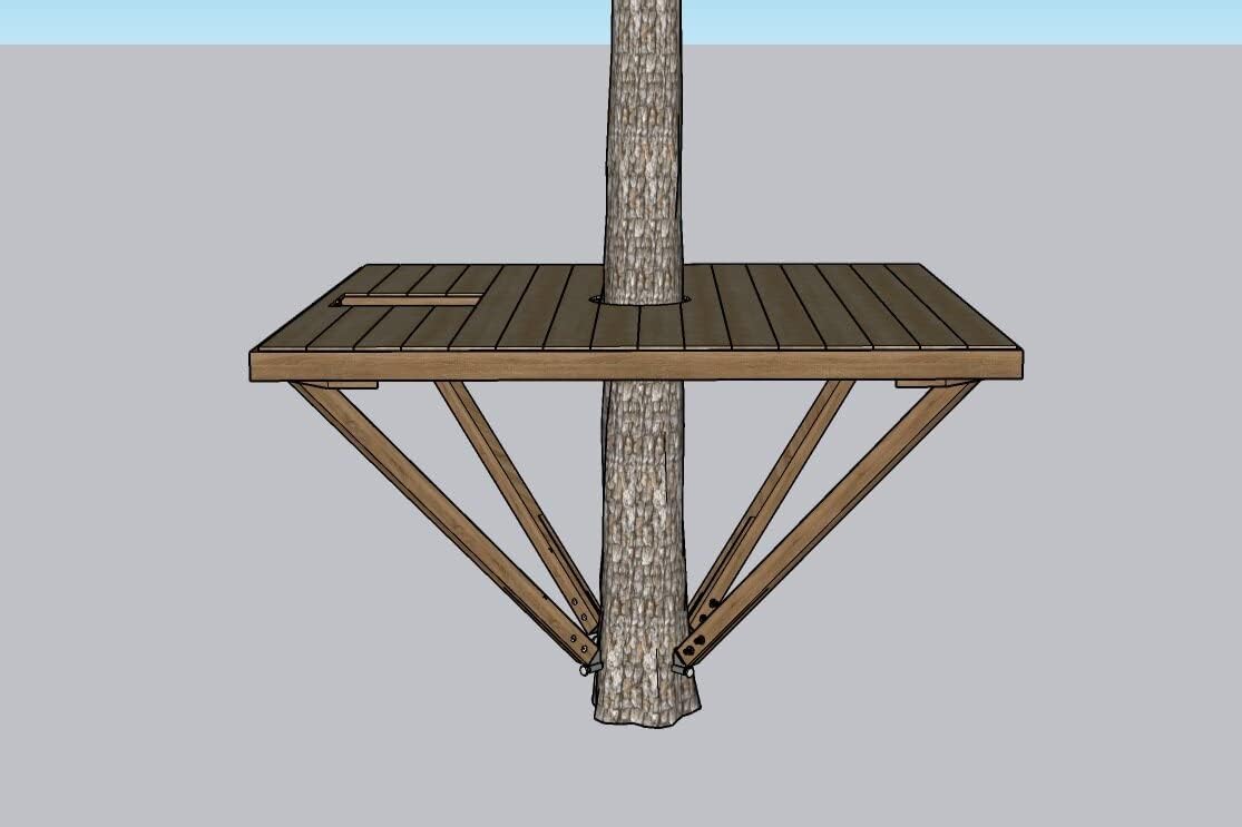 12' Square Kit - Mounting Hardware - Steel, Aluminum - Wall Mount, Corner Mount - Bracket Kit