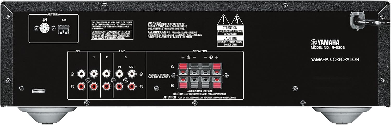 YAMAHA R-S202BL Stereo Receiver