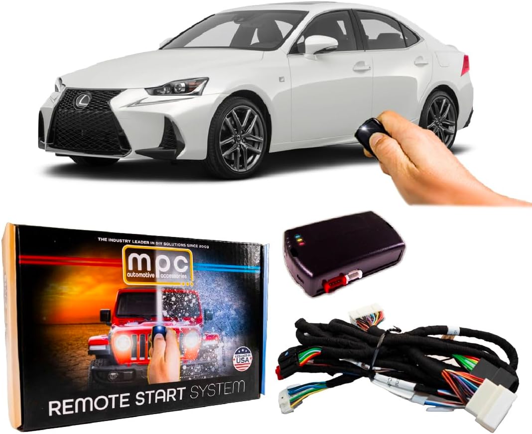 MPC Complete Plug-n-Play Factory Remote Activated Remote Start Kit for 2014-2018 Lexus IS350 - w/T-Harness