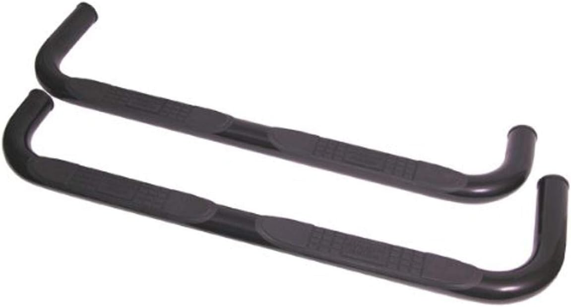 Rugged Ridge 11590.81 Tube Side Step Kit, Round, 3 Inch, Black; 84-01 Jeep Cherokee XJ