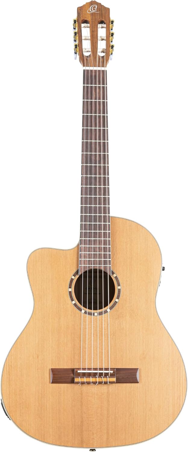 Family Series Pro Solid Top Acoustic-Electric Nylon Classical Guitar w/Bag