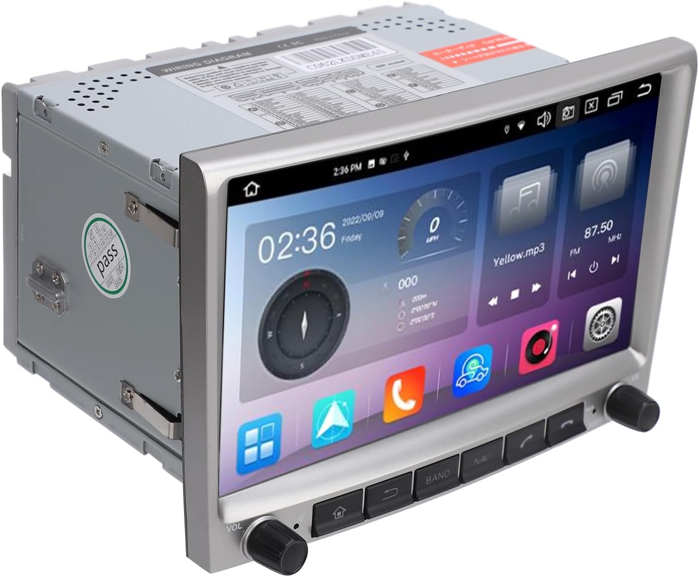 Car Stereo, Car Multimedia Player 5G Quick Response 8 Core Music Streaming for 911 997 2005 to 2012 (4+64G)