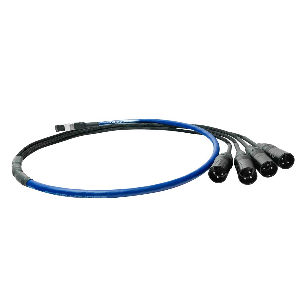 SuperCAT Sound Tails Male RJ45 to Male Breakout XLR - Analog Audio Over CAT5e Analog Audio, AES3, intercom or DMX