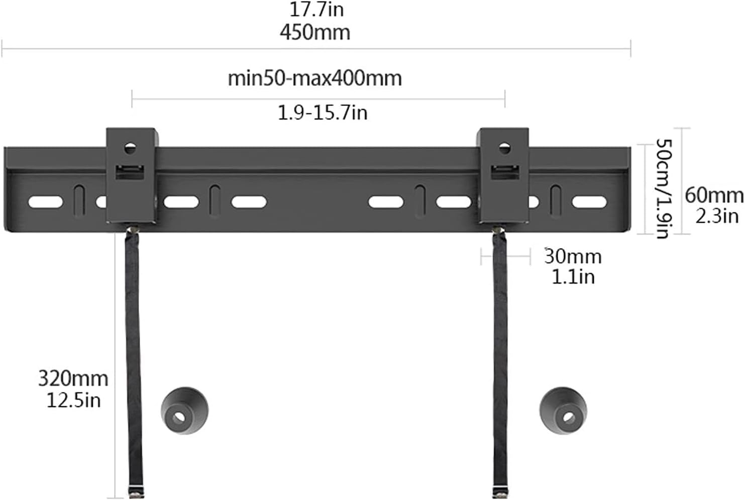 TV Wall Mount Bracket with Low Profile Design Antidropping Corners and Double Hooks Green2 Television Stand Base Stand