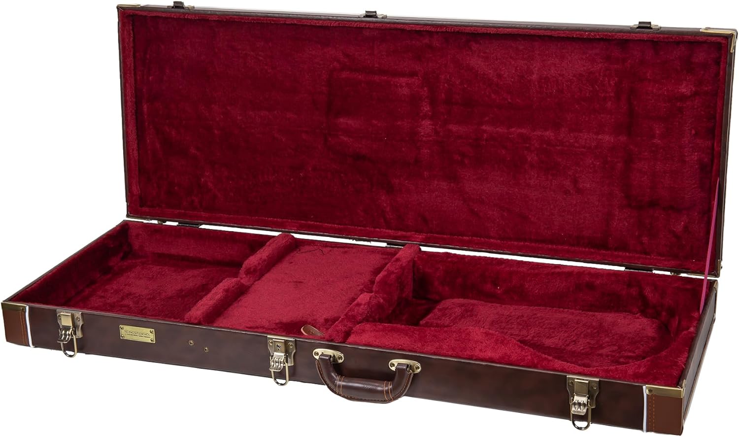 Crossrock PRS SE Hollowbody Electric Guitar Case, Rectangular, Vintage Brown (CRW620PRSHBBR-R)