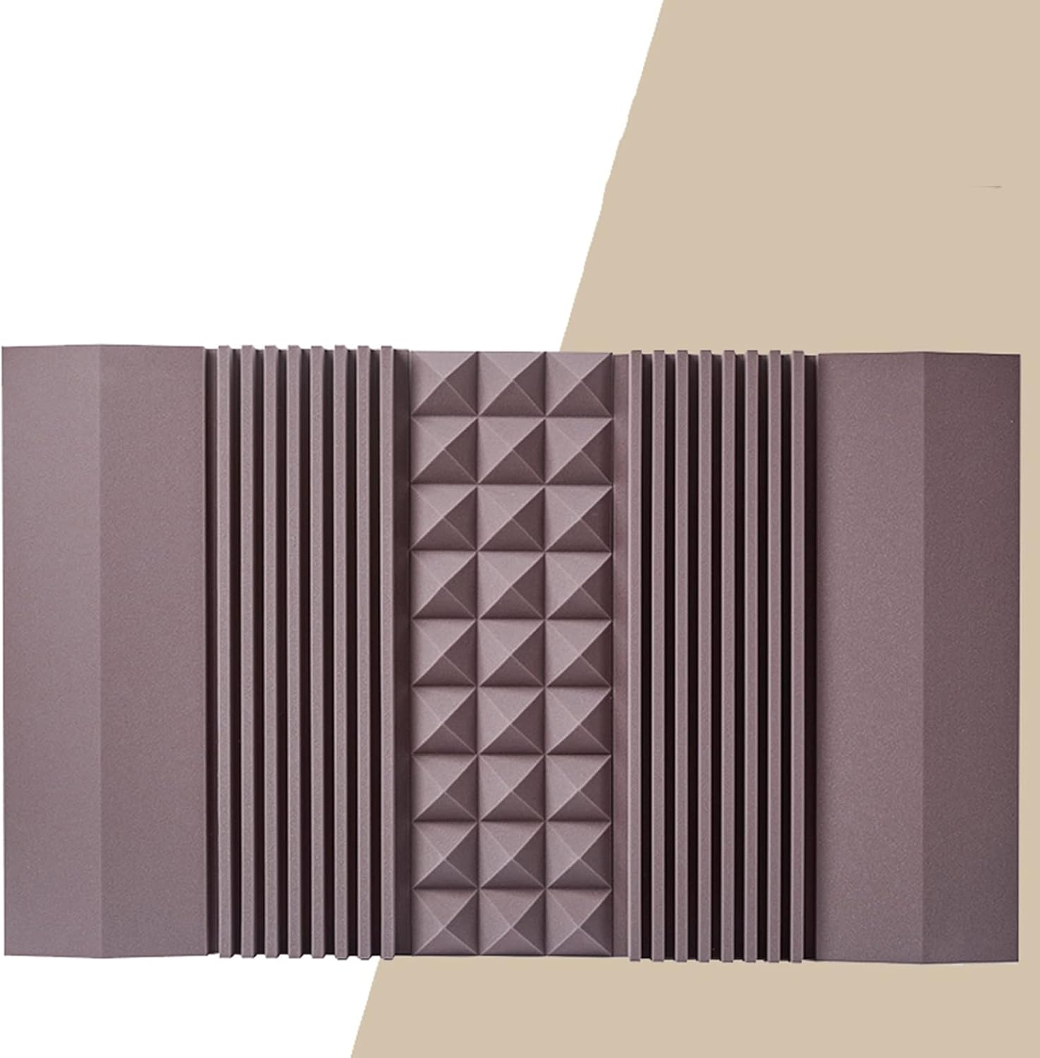 Soundproofing Foam Panels, Pyramid Acoustic Foam 7.5cm Thick Anti-inflammatory Sound Absor Foam Panels (#9 150 * 90 * 7.5cm) (#6 150 * 90 * 7.5CM)