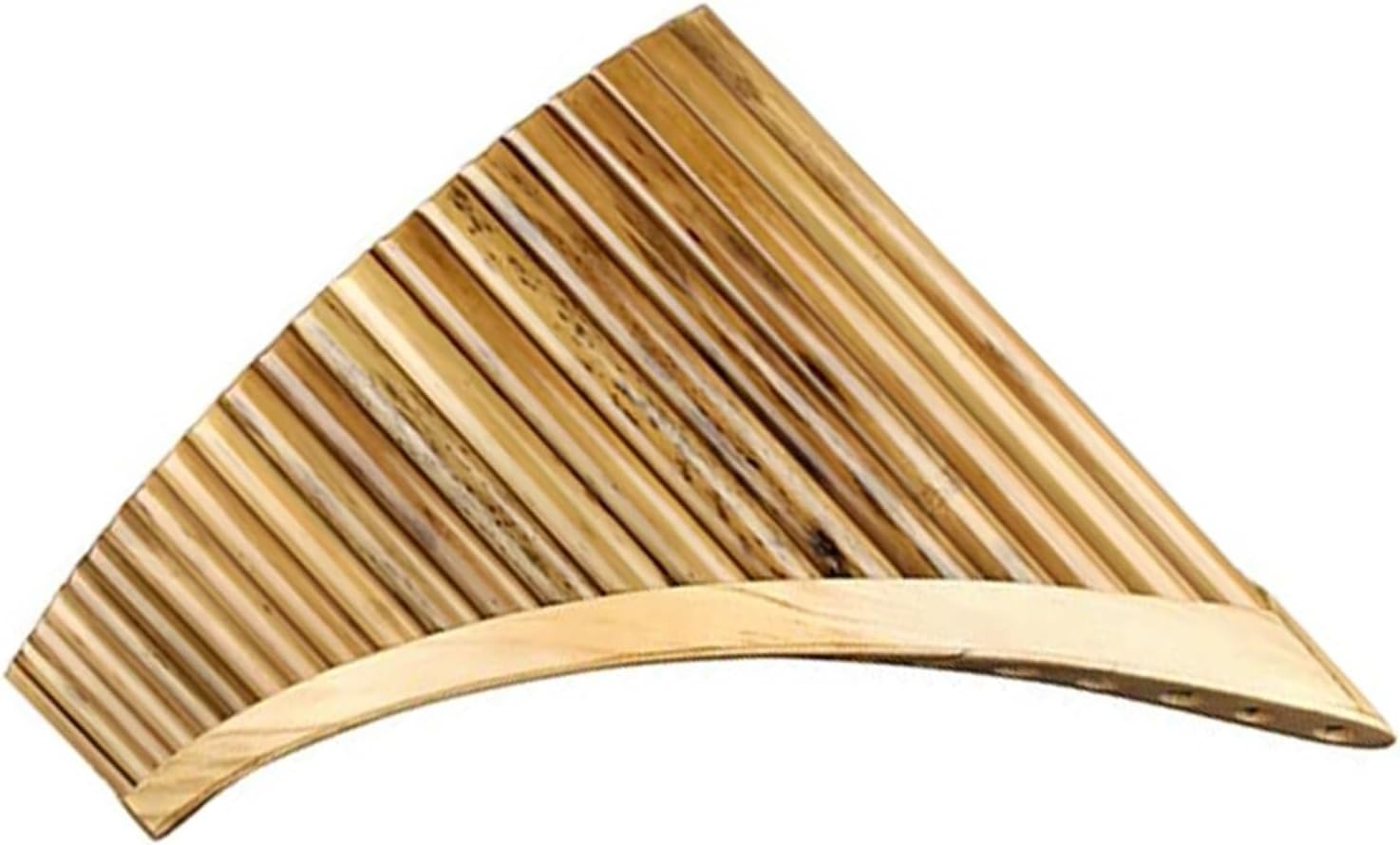 pan flute for beginners 22 Pipes Pan Flute C Key Musical Instruments Woodwind Instrument Handmade Pan Pipes (Color : Left hand)