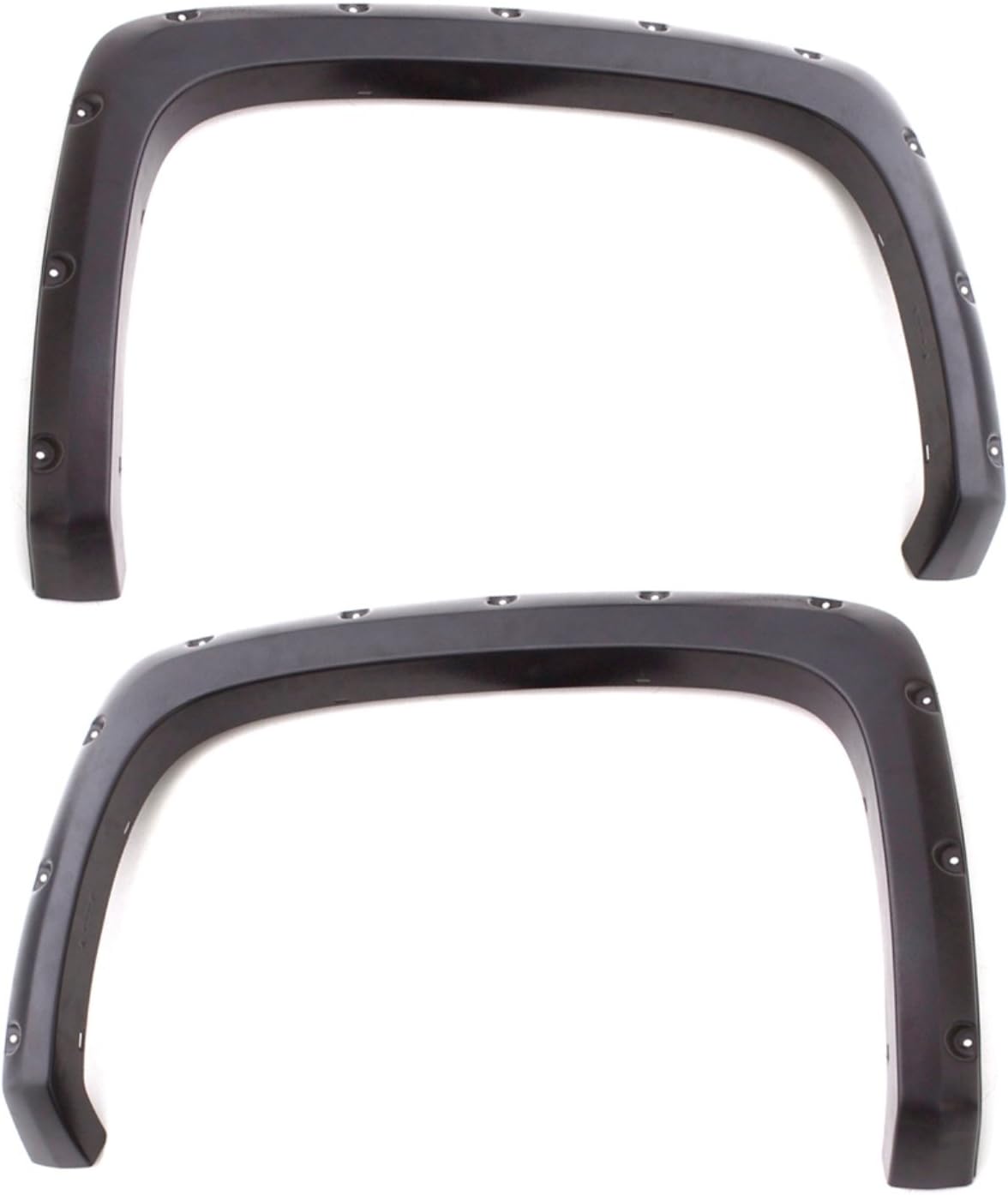 Lund RX113TB Elite Series Black Rivet Style Textured Fender Flare - 2 Piece