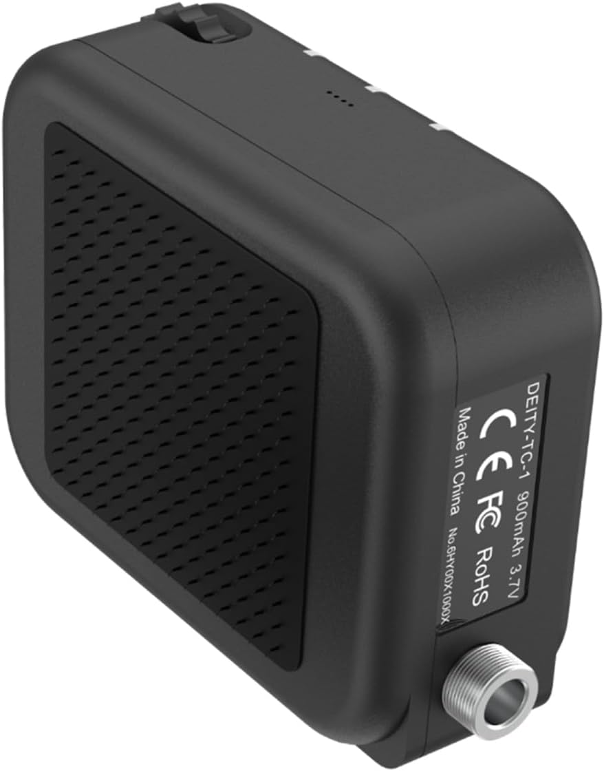 Deity TC-1 Wireless Timecode Box Generator with Locking 3.5mm Timecode Port, Bluetooth 5.0 Connectivity, and Sidus Audio App Support (Black, 3-Pack)