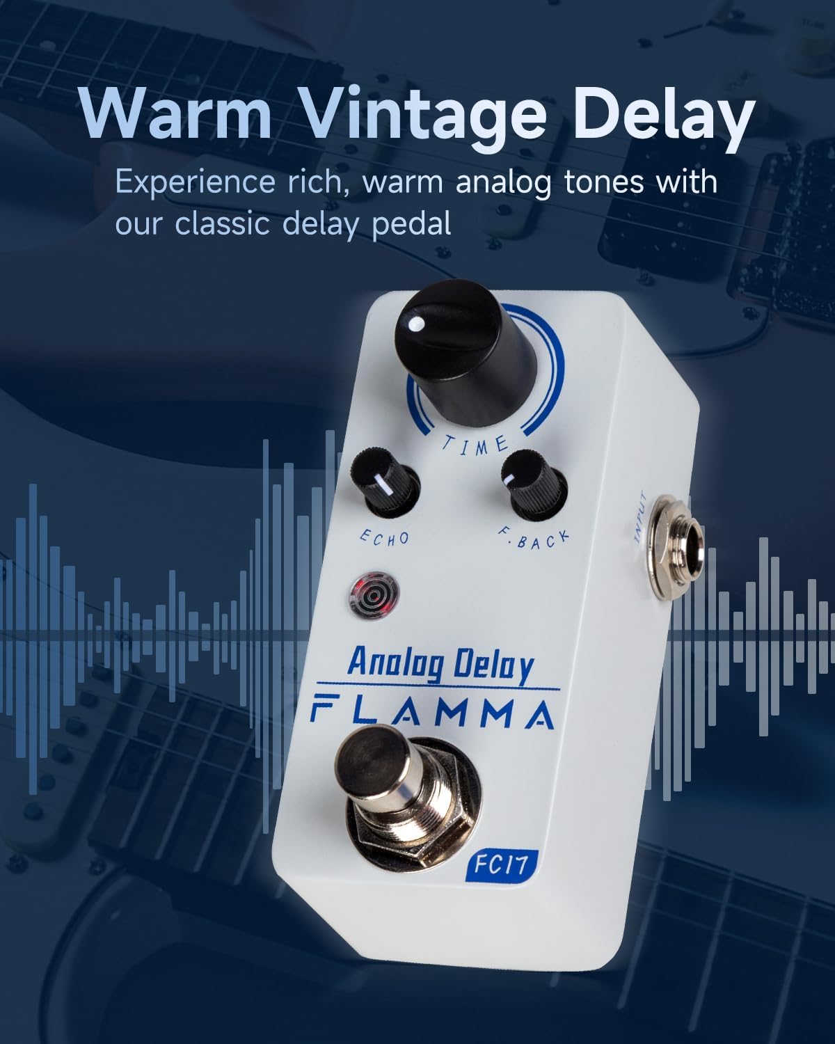 FLAMMA FC17 Delay Pedal and FC04 Tuner Pedal