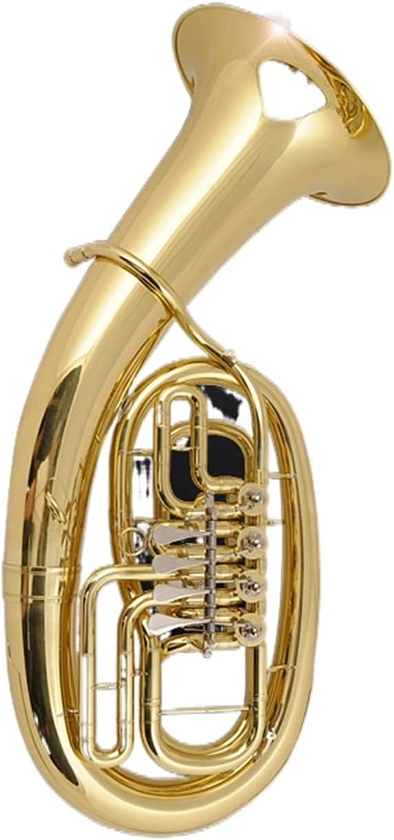 Euphonium Four Flat Keys Lacquered Gold Euphonium Big Horn Musical Instrument Student Euphonium