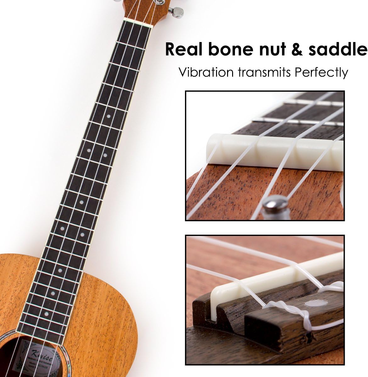 Kmise Baritone Ukulele 30 Inch Mahogany Ukelele 4 String Hawaii Guitar Uke G-C-E-A from Kmise