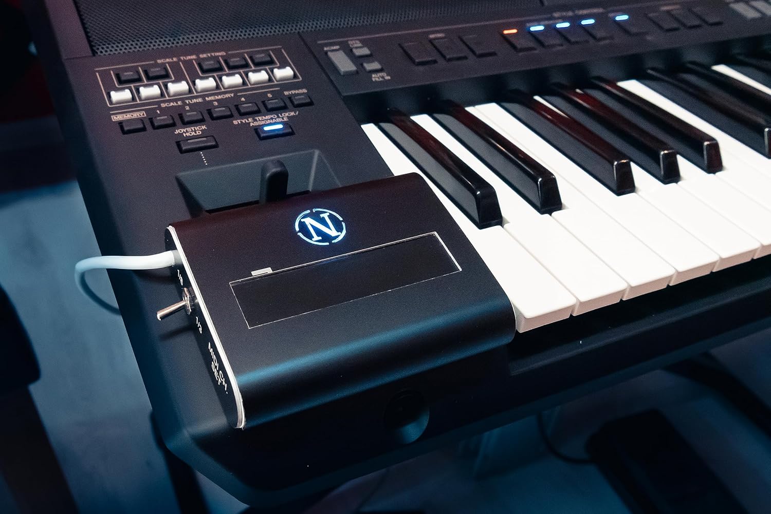 MidiRIB MIDI Ribbon Controller suitable for Yamaha with a MIDI interface (black or silver)