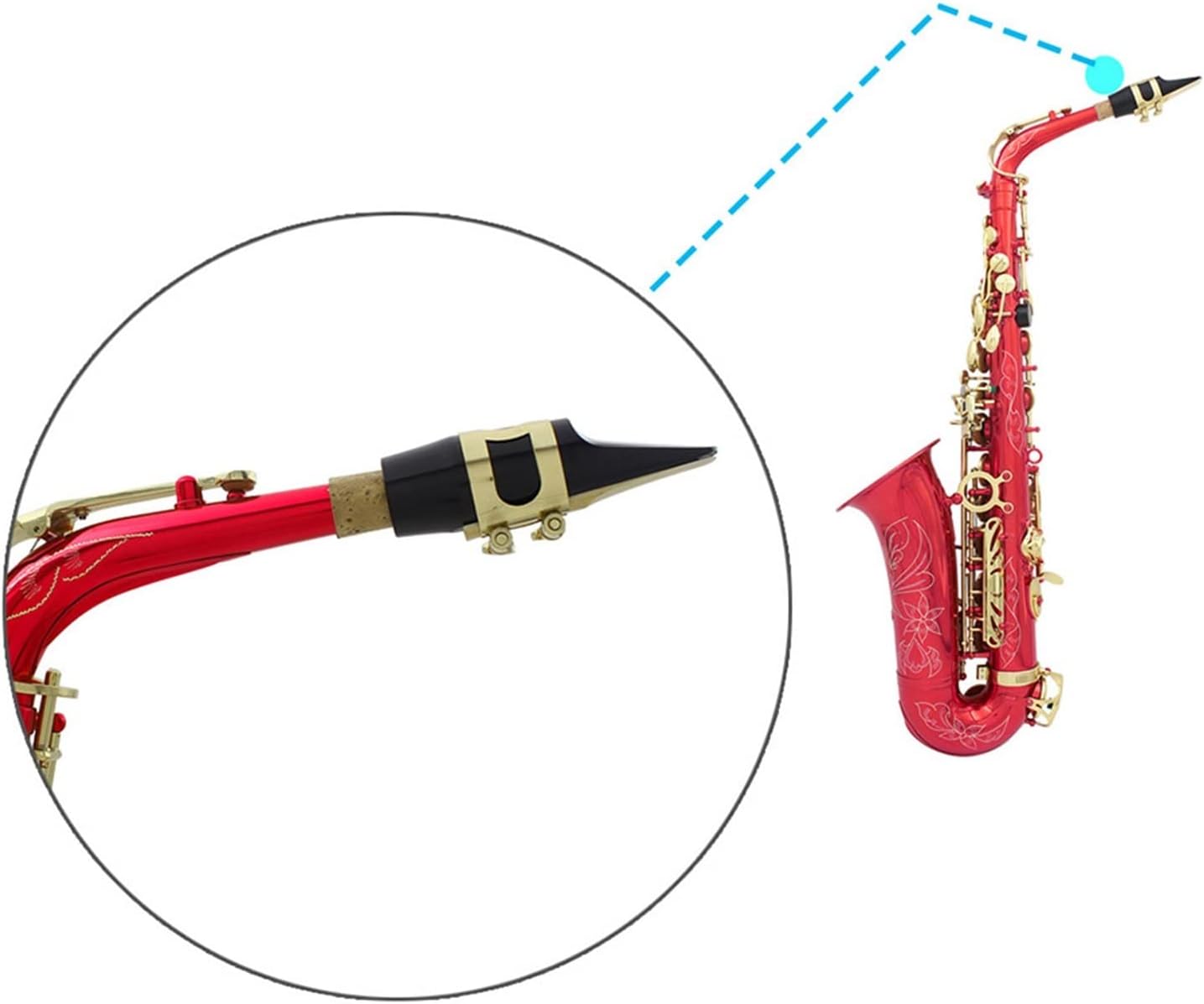 EB Alto Saxophone Brass Colorful Lacquered E Flat Woodwind Instrument with Case Beginner Saxophone