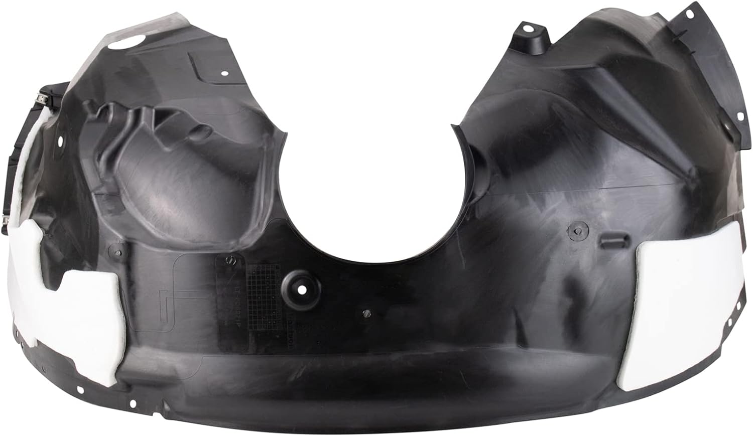 TRQ Front Left Inner Fender Liner Black Drivers Side Compatible with 2015-2018 Ford Edge FO1248177