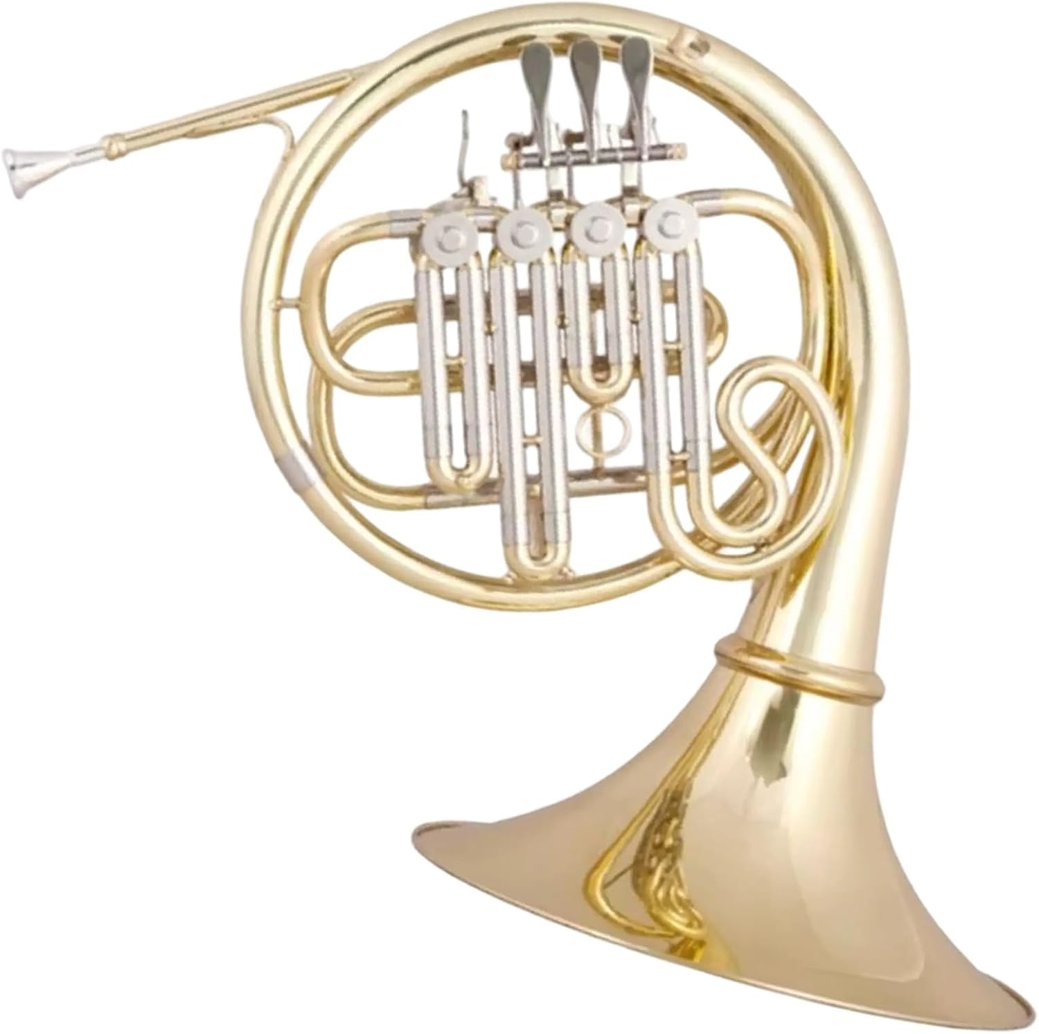 4 Key French Horn French Horn Instrument Four Key Split Single Row Bb Or F Double Gold Copper Material(1)