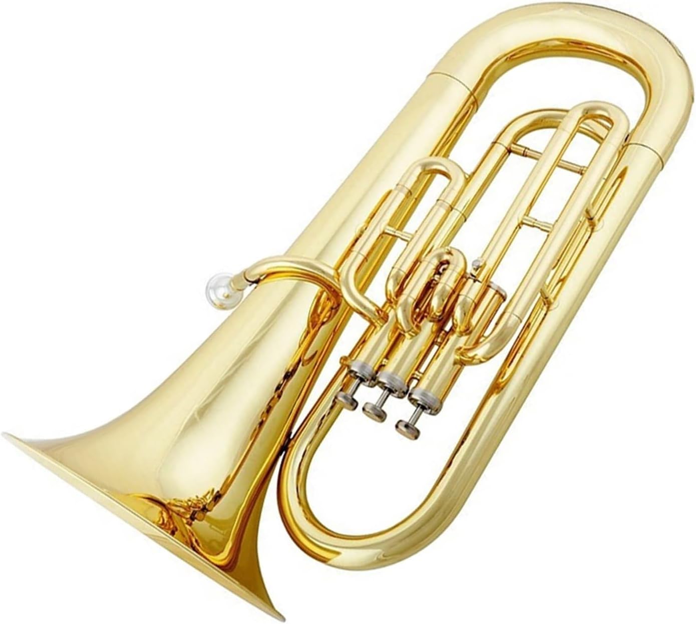 Beginner euphonium B-flat Three-tone Euphonium Lacquer Gold Euphonium Beginner Band