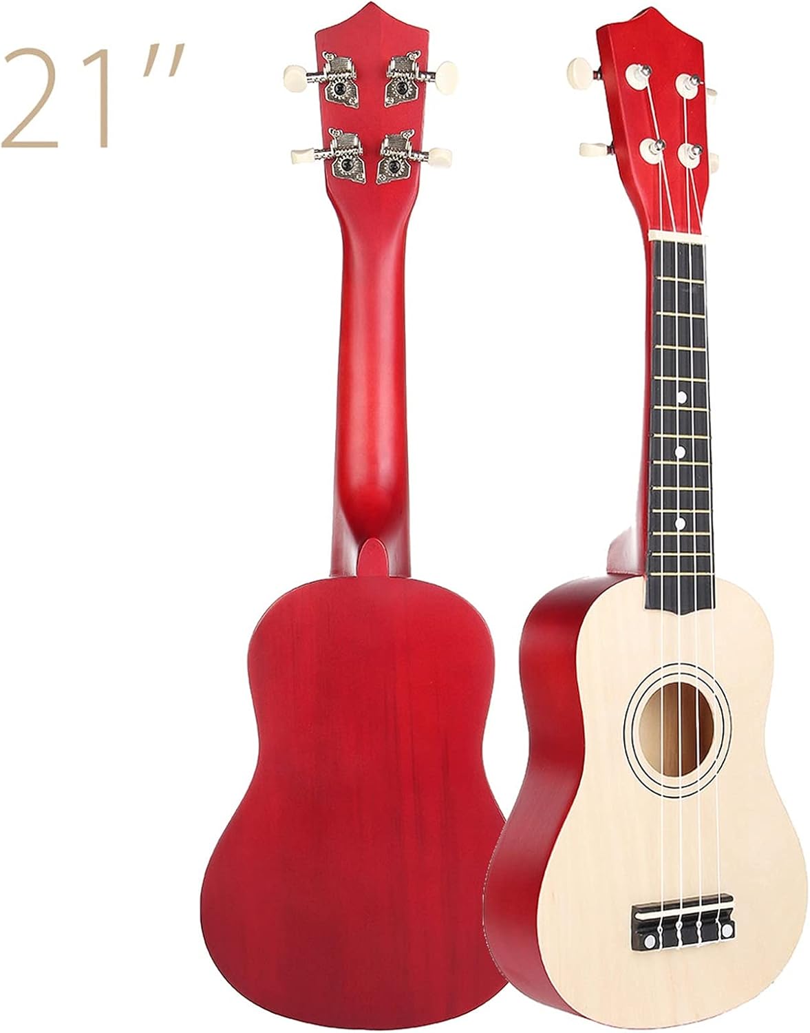 Ukuleles Ukulele Combo 21 Ukulele Guitar Soprano 4 Strings Uke Hawaii Bass Stringed Musical Instrument Set Kits+Tuner+String+Strap+Bag