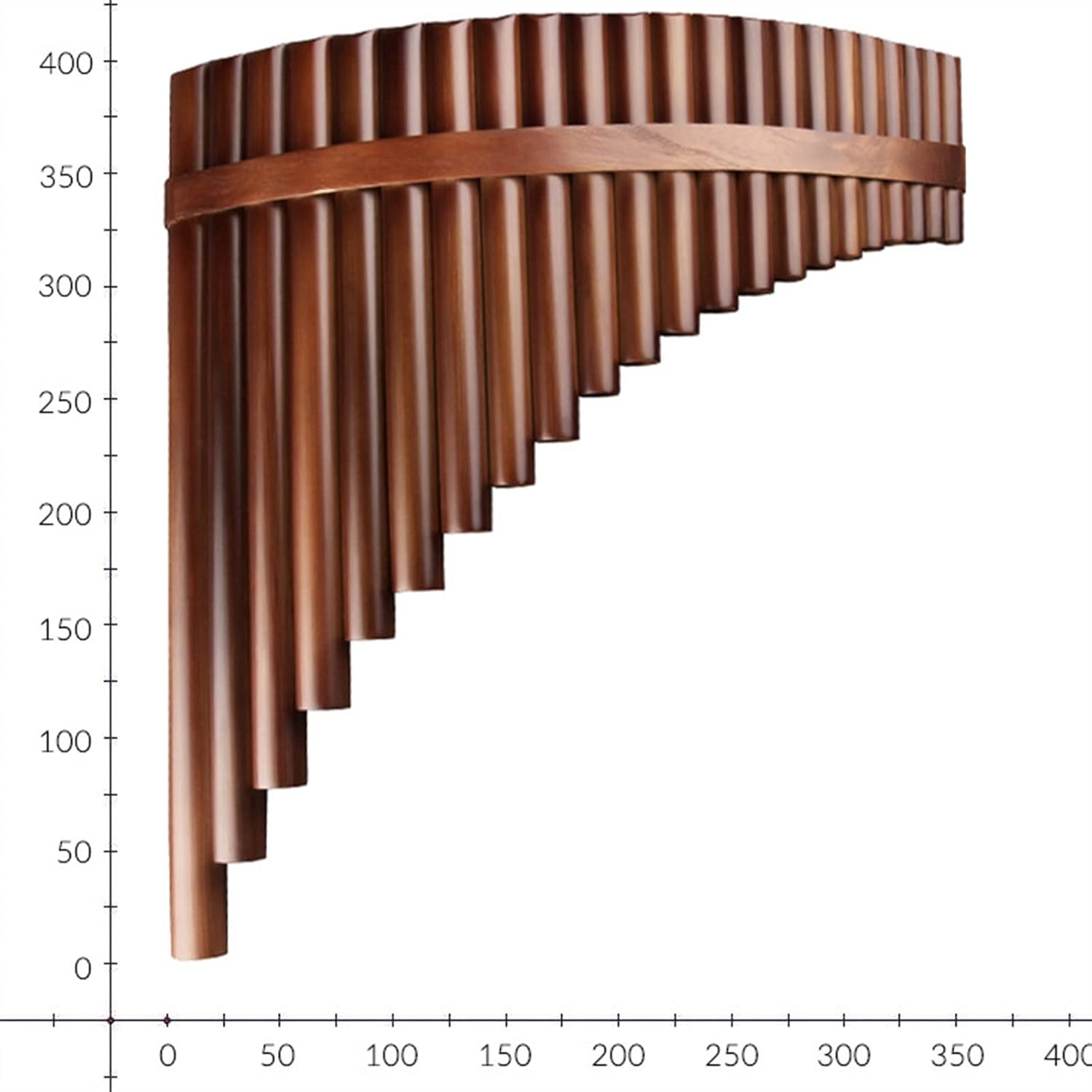 Chinese Traditional Musical Instrument 22 Pipes Pan Flute C Key Woodwind Bamboo Handmade (Color : Left)