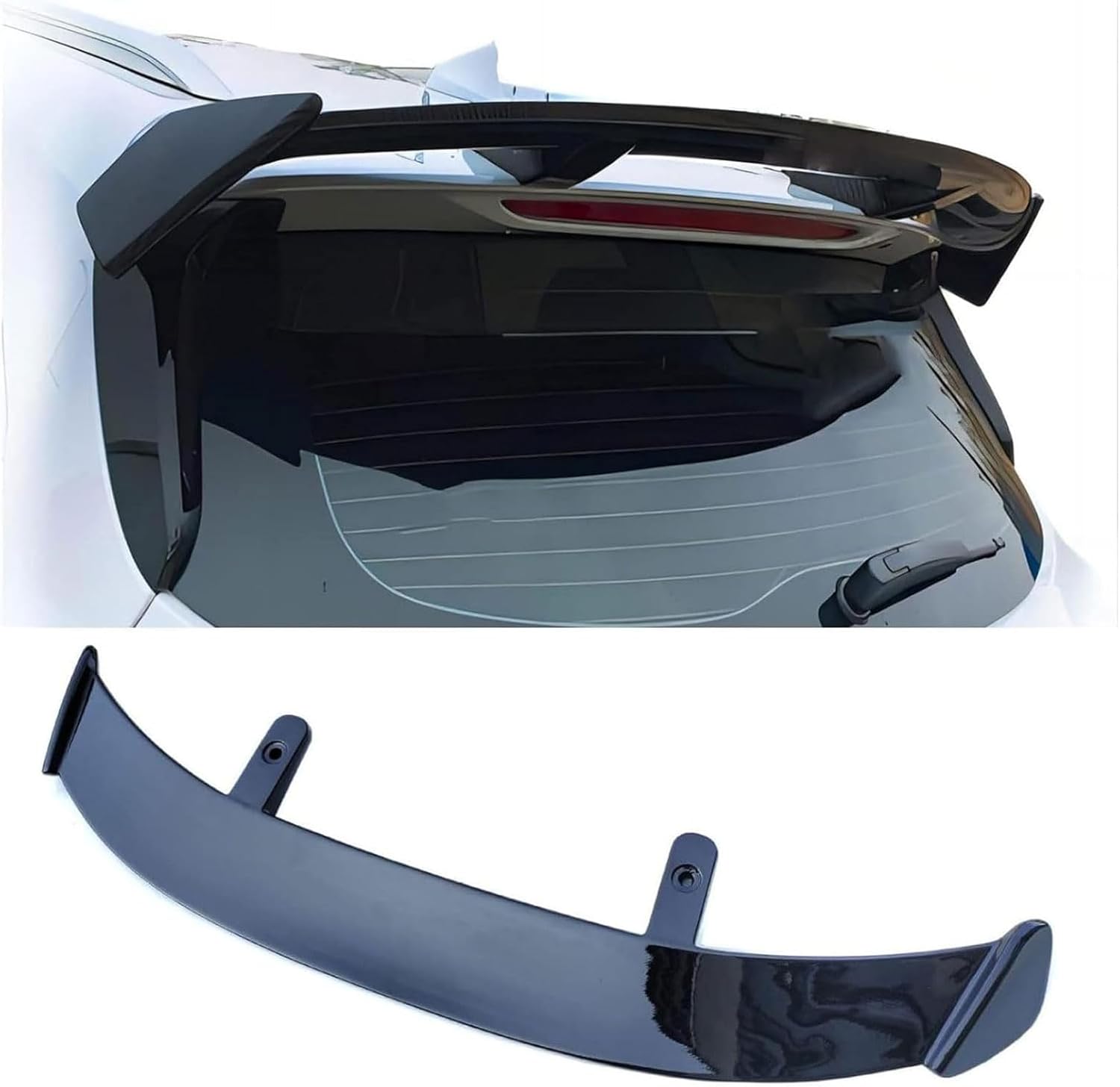 Car Rear Spoiler for BMW Mini Countryman R60 F60 One/S/Cooper/JCW 2010-2023 2024, Rear Trunk Roof Spoilers Tail Wing Lip, Car Modification Styling Accessories,Gloss Black