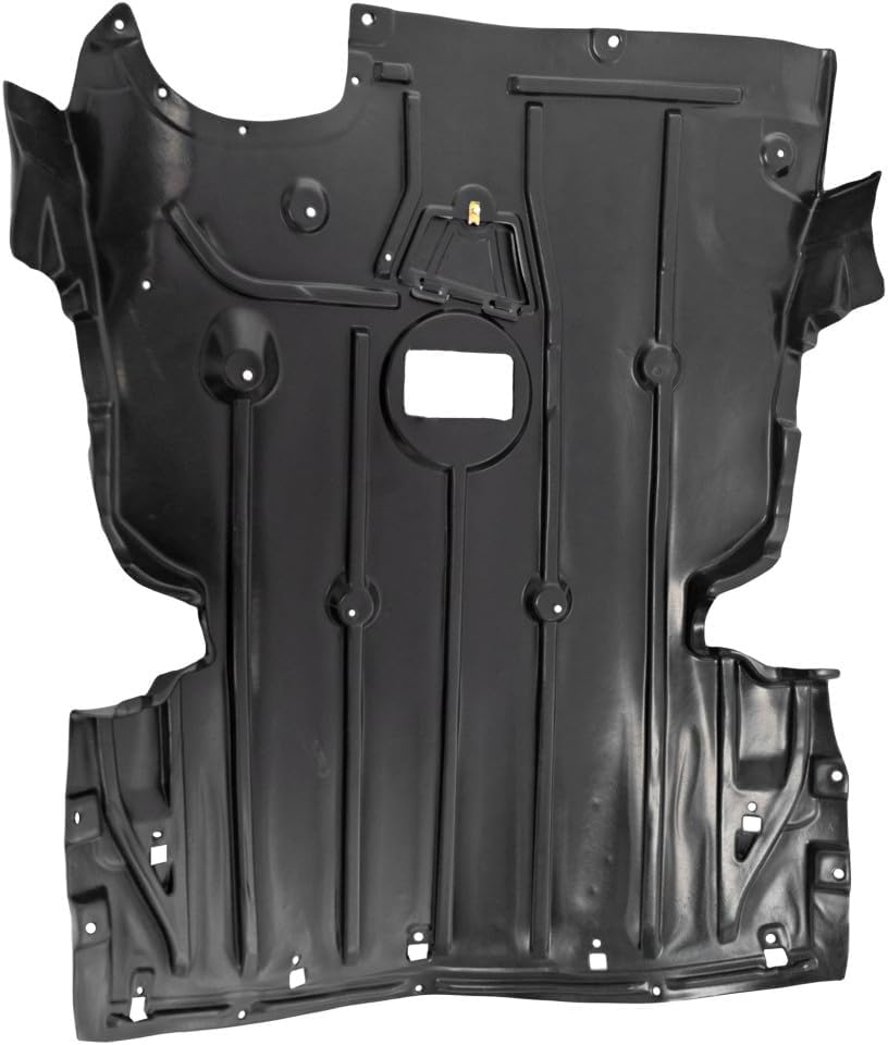 KarParts360 For BMW 335xi/328xi 2007 2008 Engine Splash Shield | Center | Excluded Insulation Foam | Vacuum Form | With Aluminum Pad | Replacement For BM1228118 | 51757129341