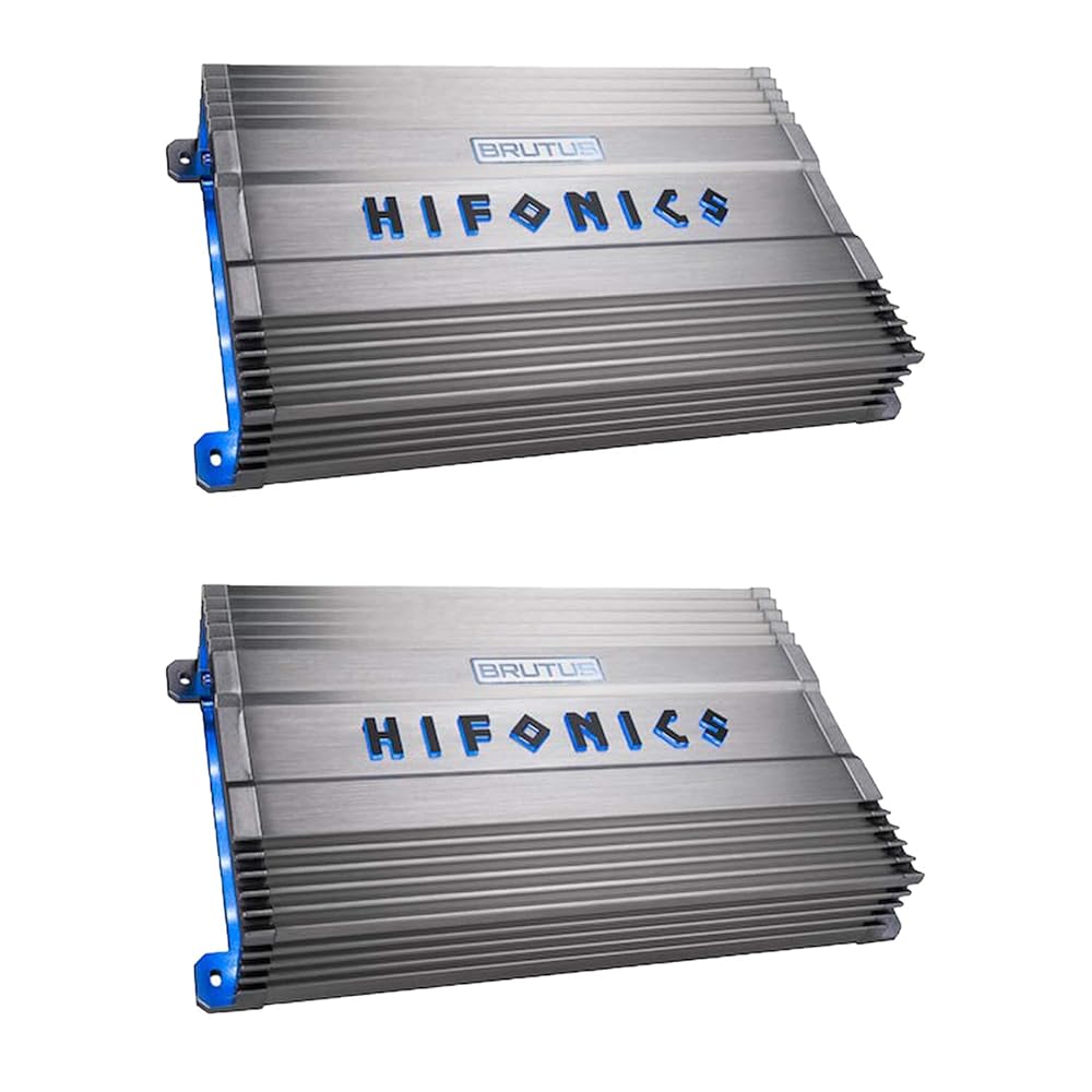 Hifonics BG-1900.1D Brutus Gamma Mono D 1900W Car Audio Subwoofer Amp Amplifer (2 Pack)