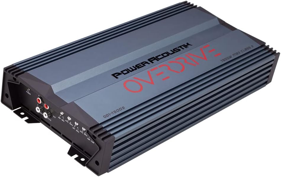 Power Acoustik OD1-7500D Overdrive Series 7,500w Class D Monoblock Amplifier