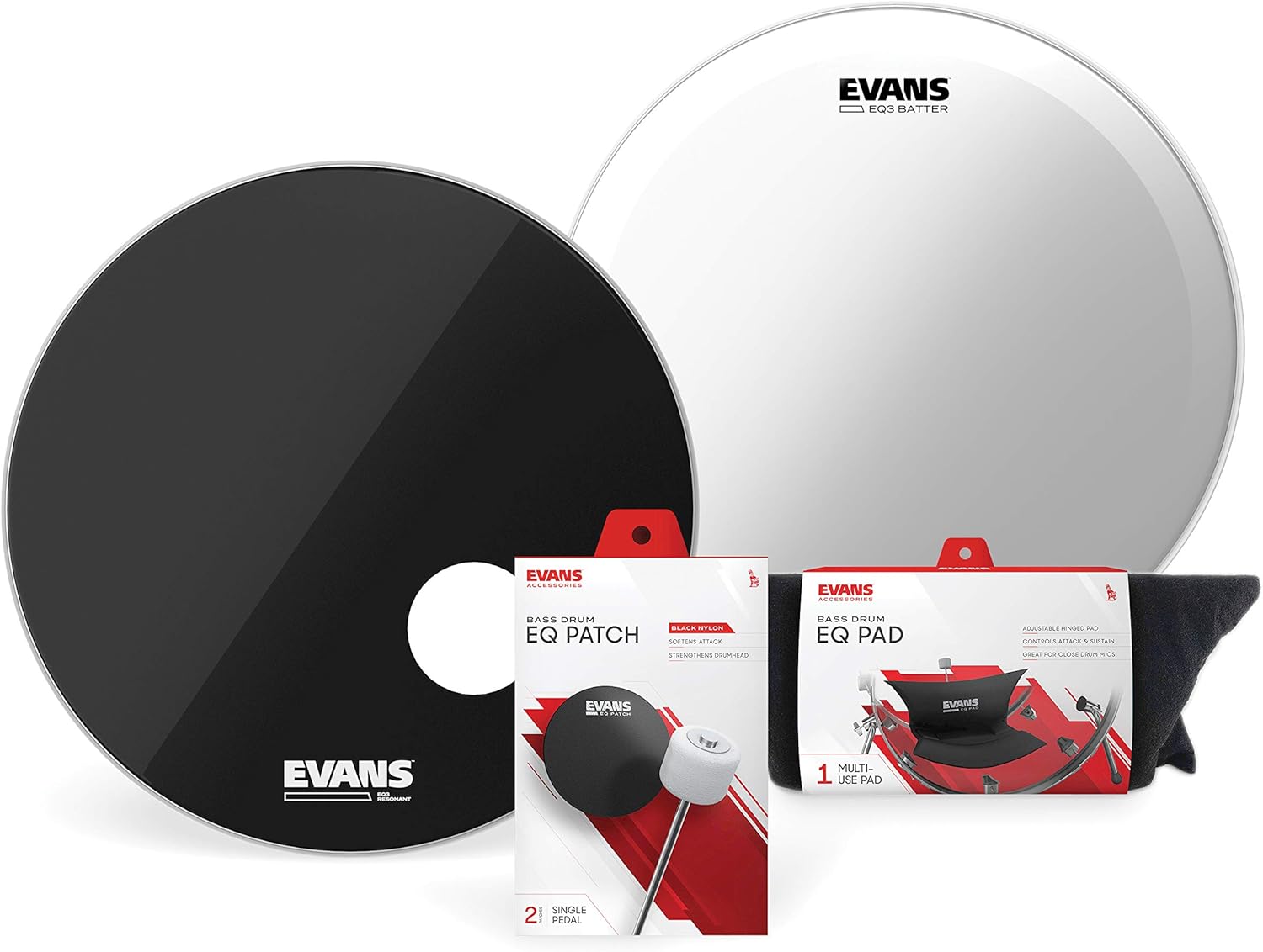 Evans Heads BD22B3 22-Inch Bass Drum Heads