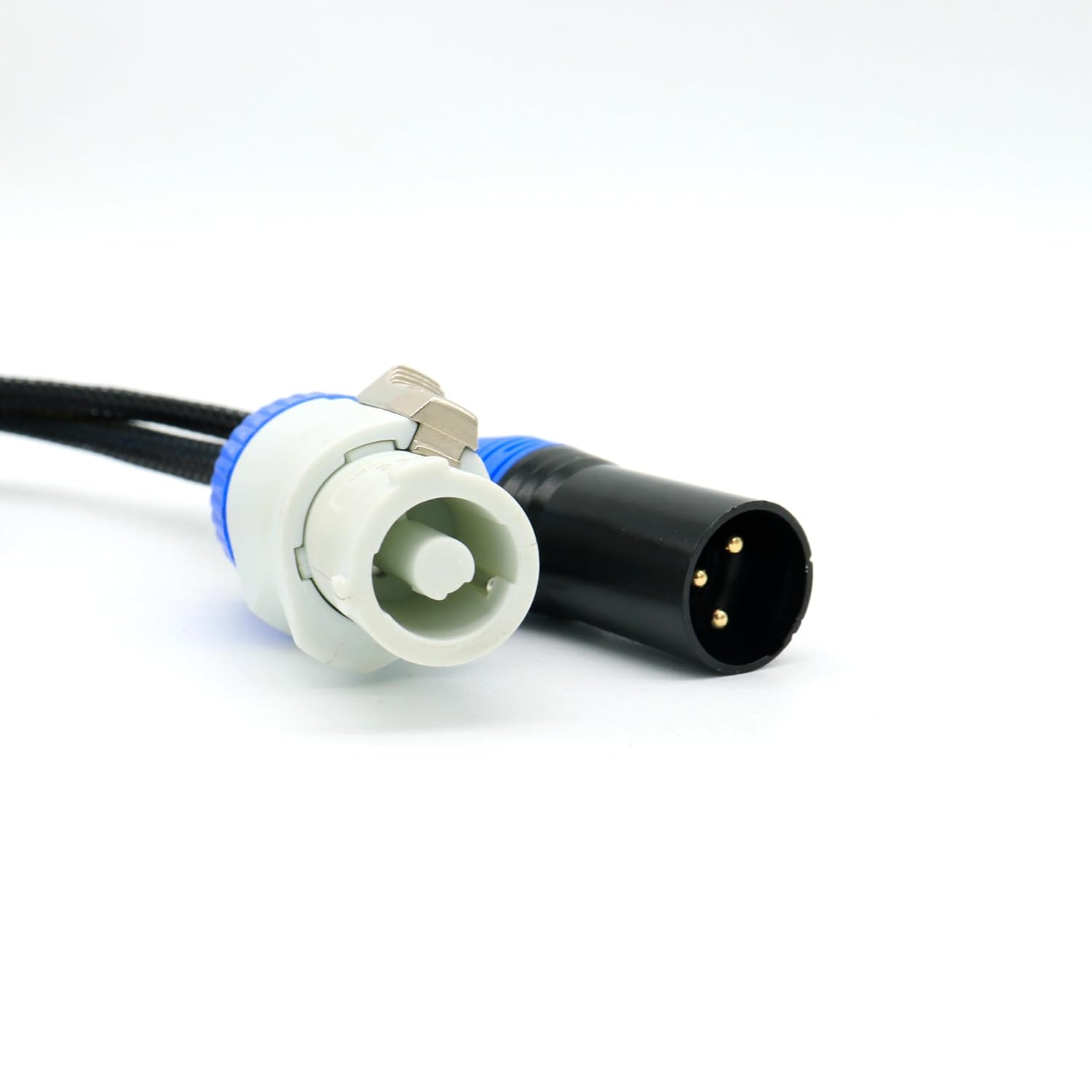 CON/XLR Power and Audio Combo Cable – XLR Male to Female for Stage Lighting Power in/Out(5m)