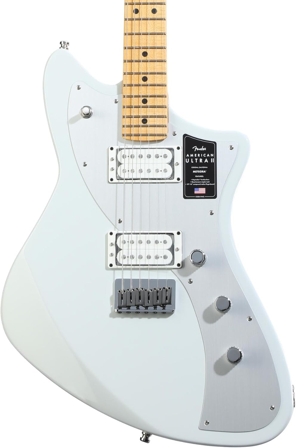 Fender American Ultra II Meteora Electric Guitar - Avalanche, Maple Fingerboard