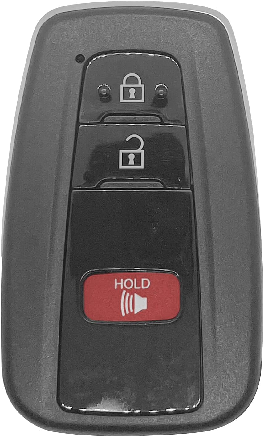AutoKeyMax 3 Button Smart Car Key Replacement For 2018-2021 Toyota C-HR Remote KeyFCCID: MOZBR1ET 61E206-0010 (1)