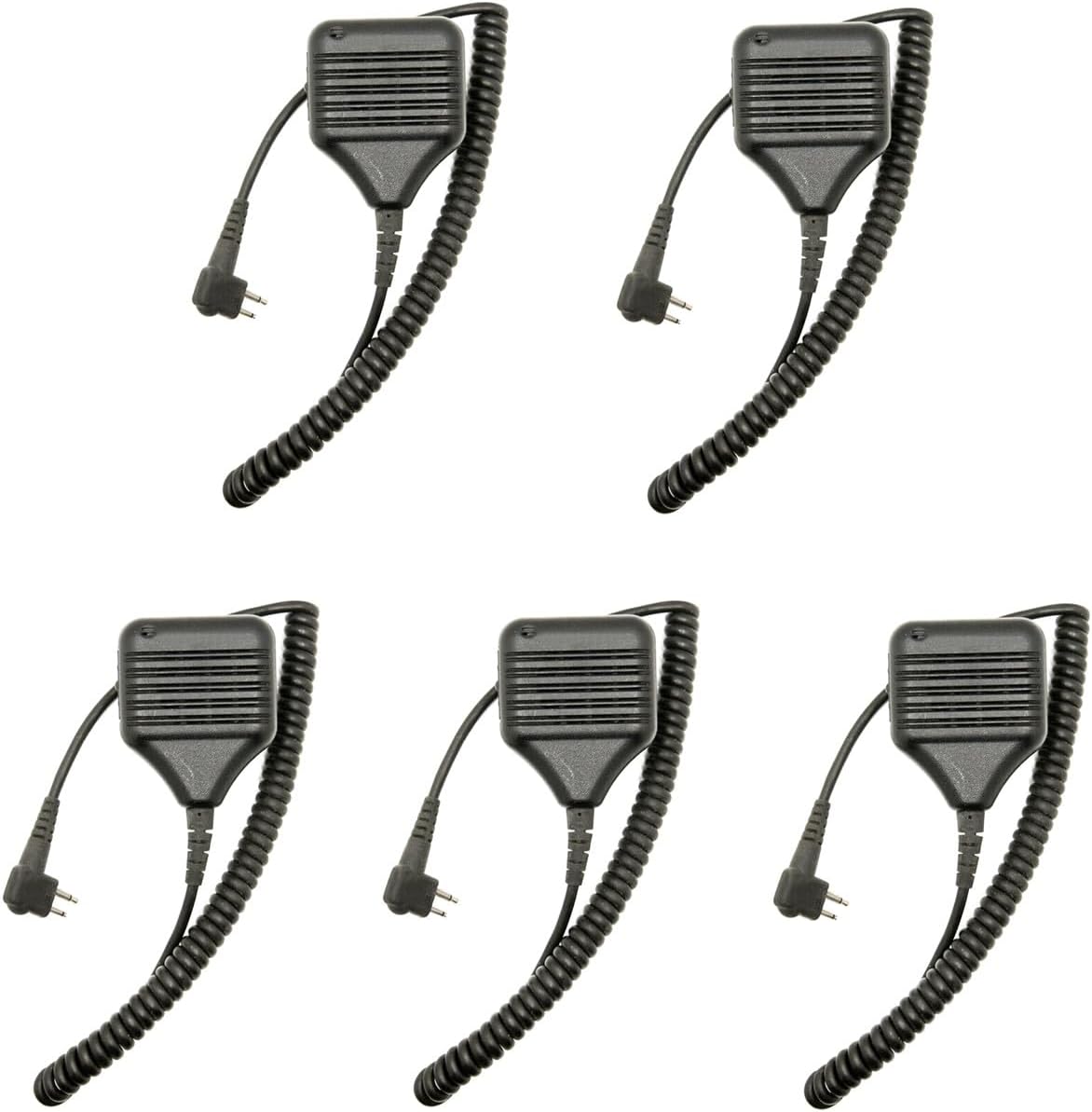 5 Pack HKLN4606 Remote Speaker Mic Shoulder Speaker Microphone for Two Way Radio