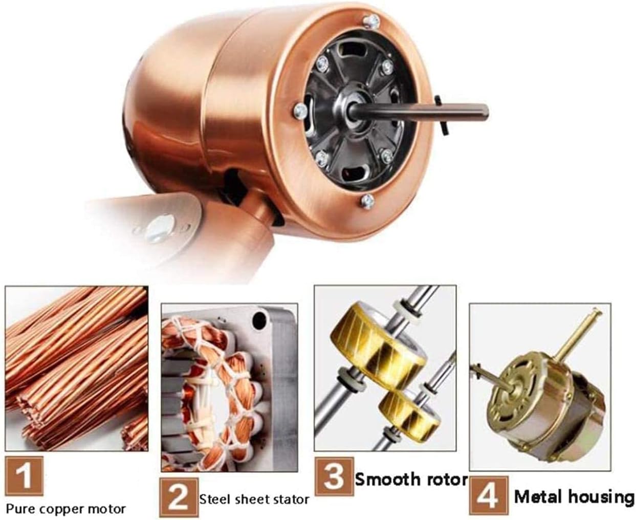 Residential Wall Mount Wall-Mounted Fan with Remote Control Timing, High-Speed Three-Speed Adjustable, Silent and Energy Saving, for Home Office Commercial Industry,W,400mm/H,450mm (Size : W:450mm/H: