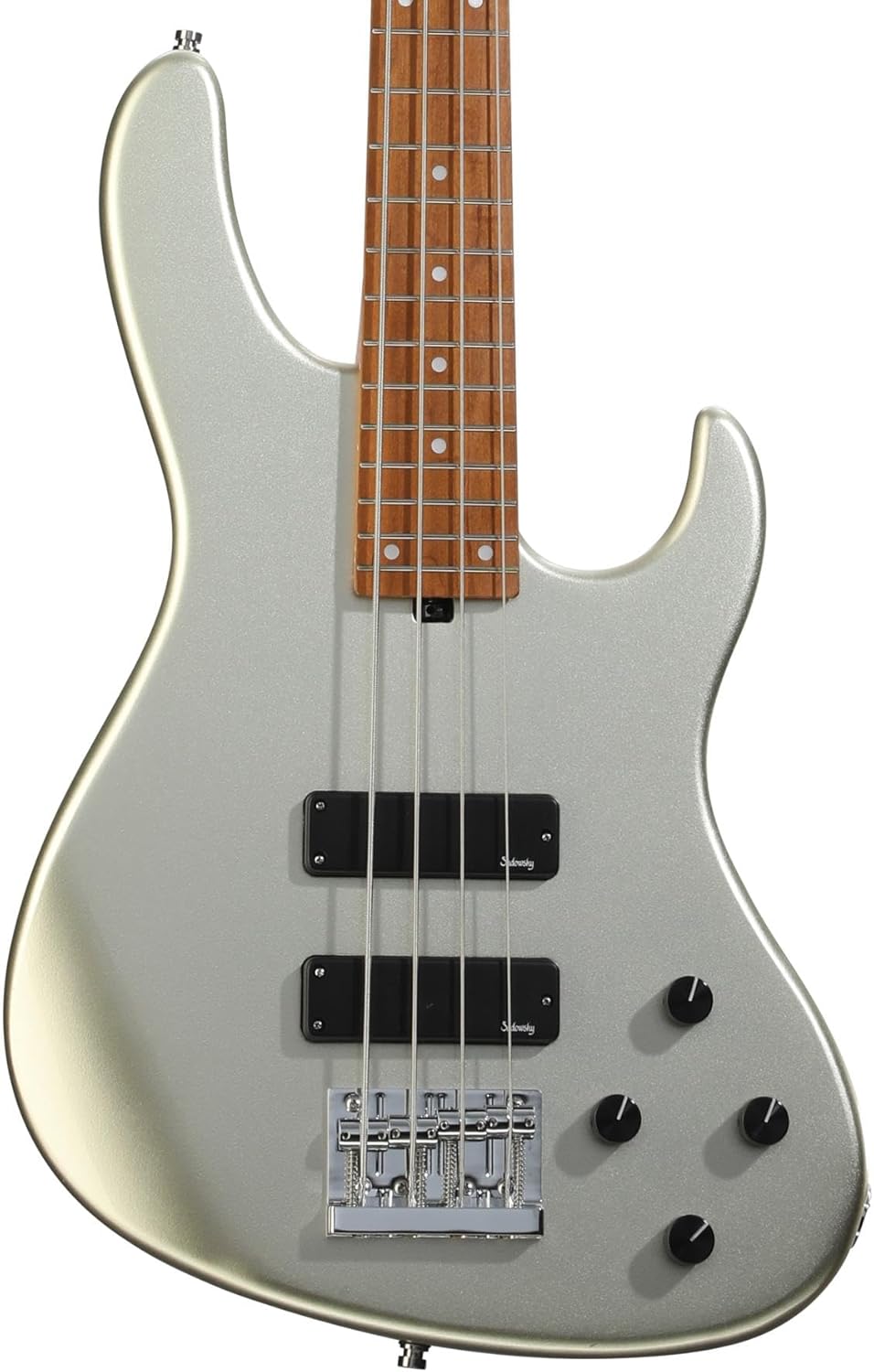 Sadowsky MetroExpress Modern Bass Guitar - Solid Champagne Metallic, Maple Fingerboard