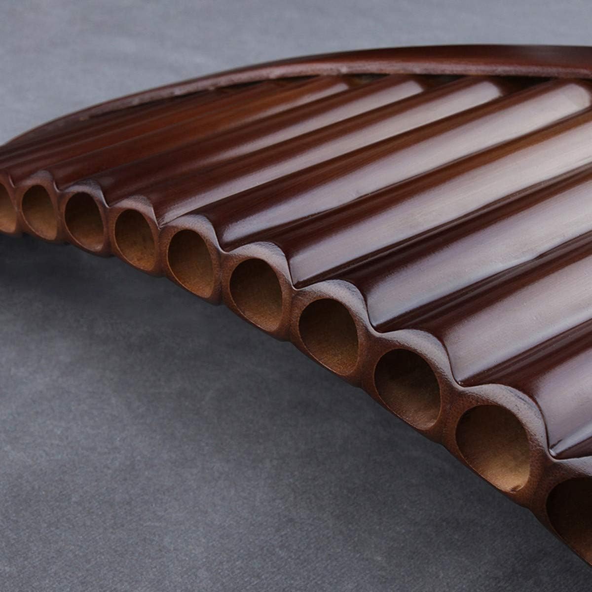 22 Pipes C Key Pan Flute Chinese Traditional Musical Instrument Pan Pipes Easy to Learn (Pan Flute(Right))
