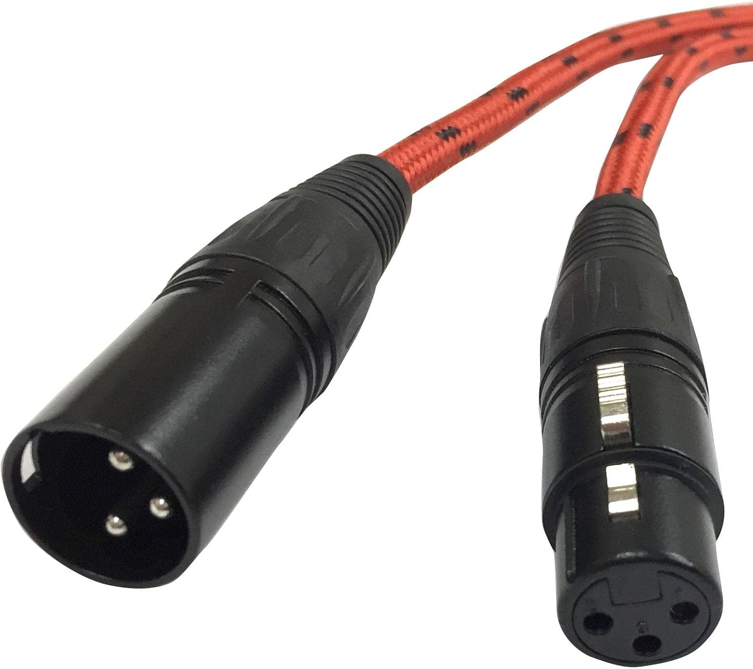 Accessories Pack 20ft Red XLR Cables 2 Pack + Case + Mic Holsters