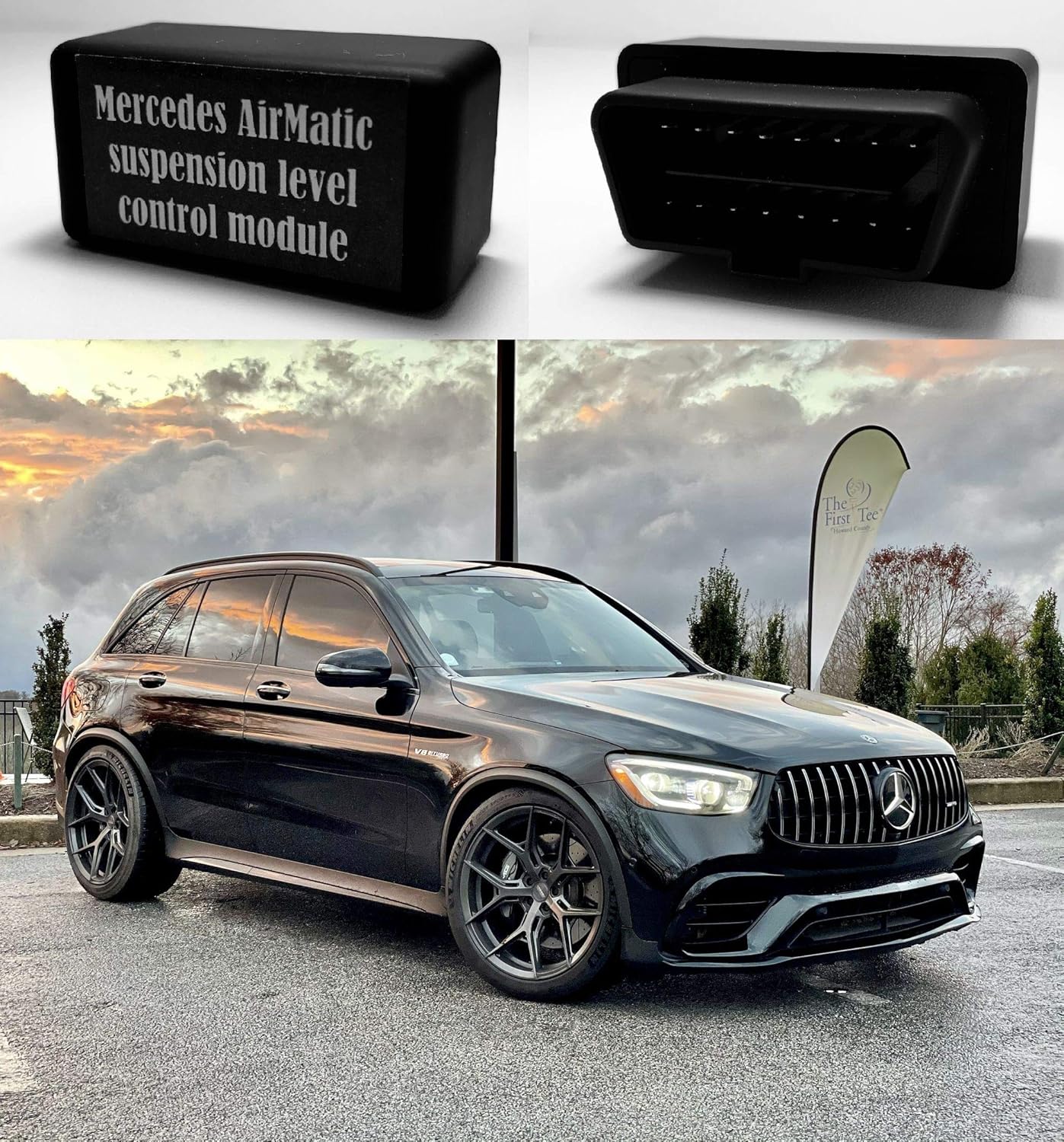 Module for Mercedes MBUX, OBD2 Plug-and-Play System, Airmatic Suspension, Mate Black