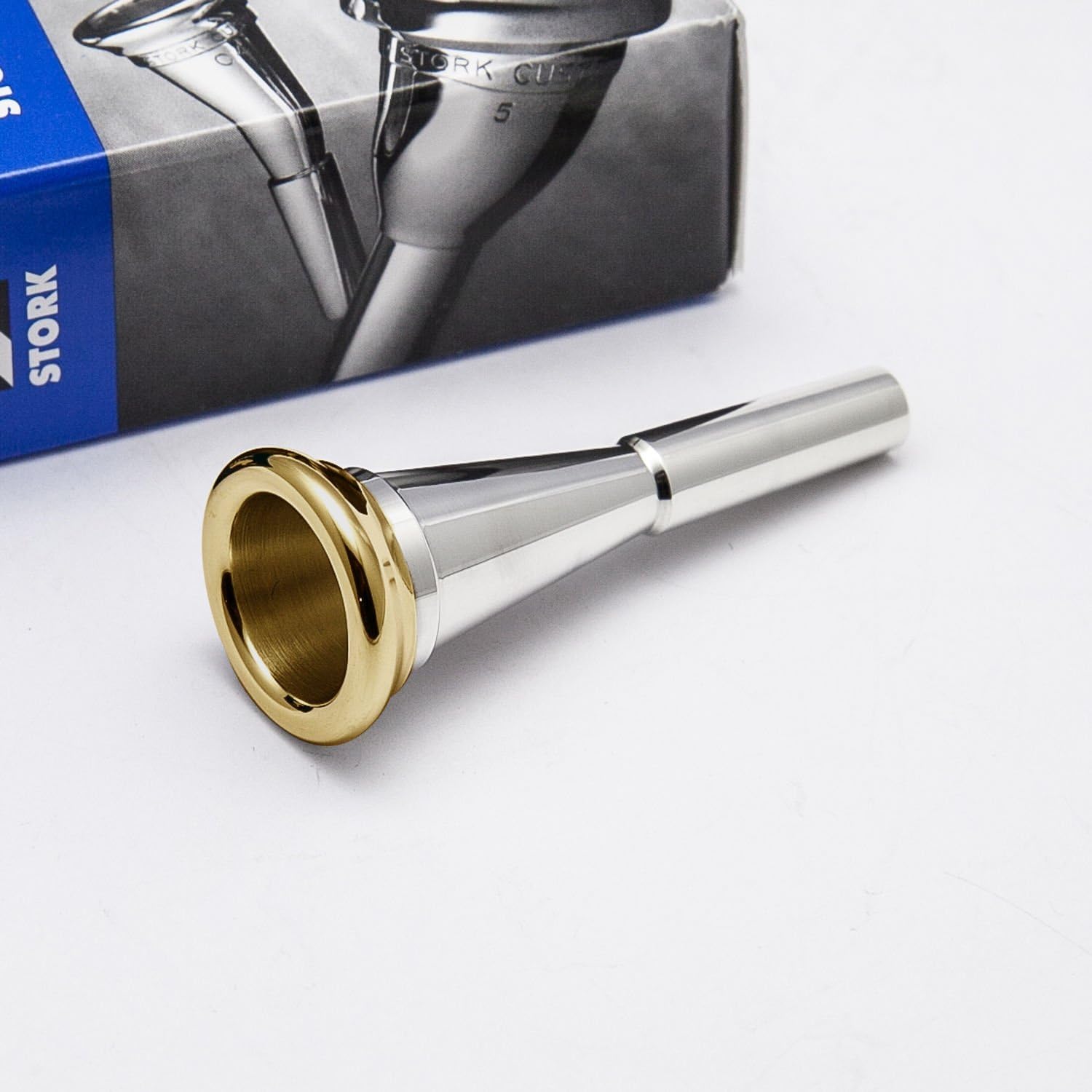 Stork 24K Gold Rim & Cup French Horn Mouthpiece, M2