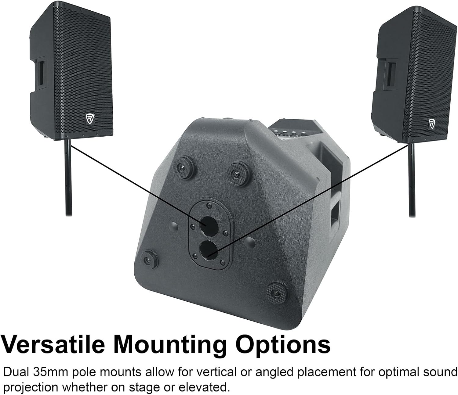 Rockville Bundle: (2) Rockville DX12 12