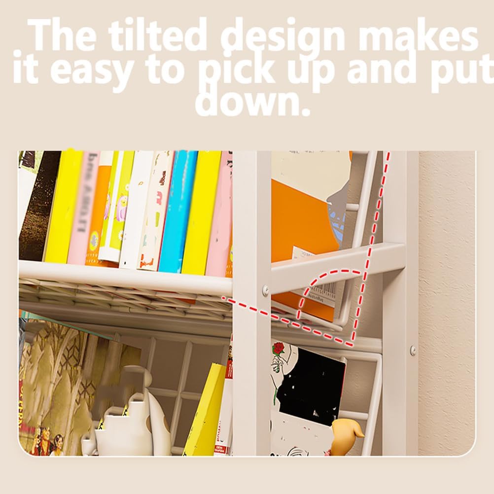 Narrow Bedroom Door Shelf Bookcase Multi-Purpose Carbon Steel Material with Pegboard Space-Saving Display for Pantry Books Decor and Home Storage Solutions,Black,70 * 26 * 115cm