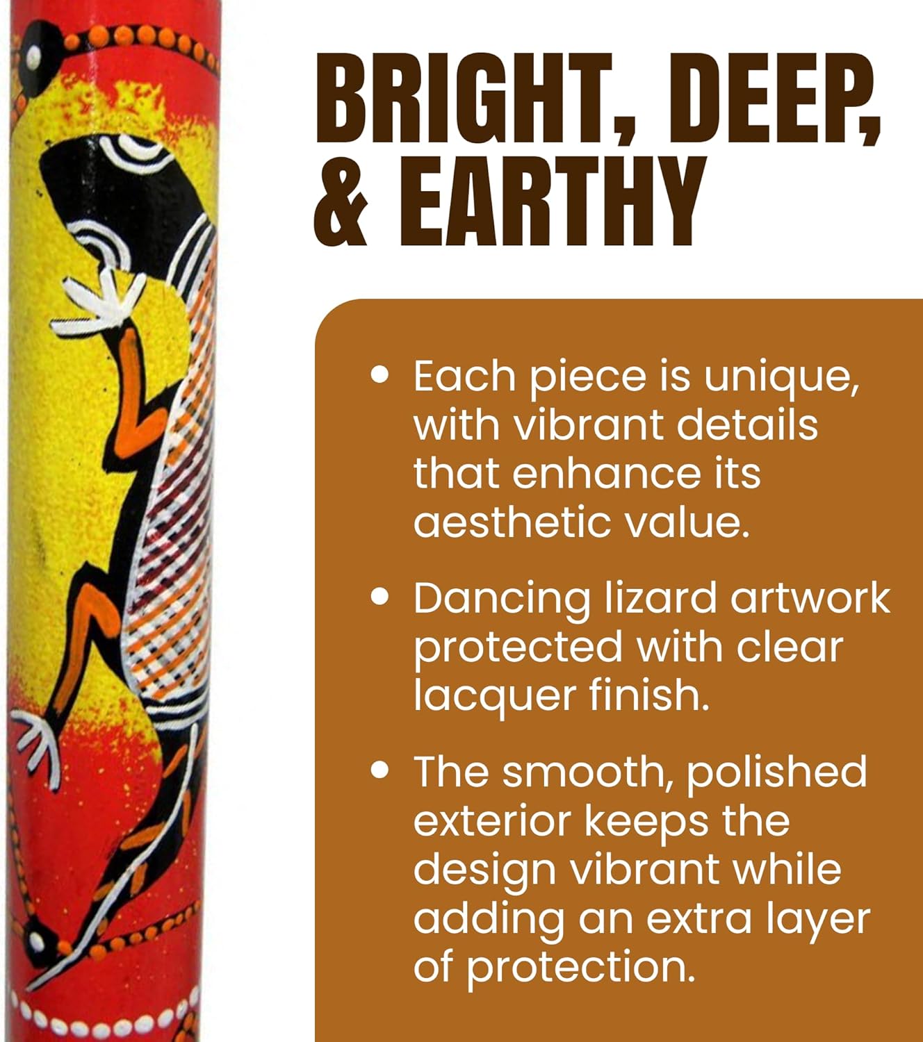 Solid Wood Didgeridoo, 52