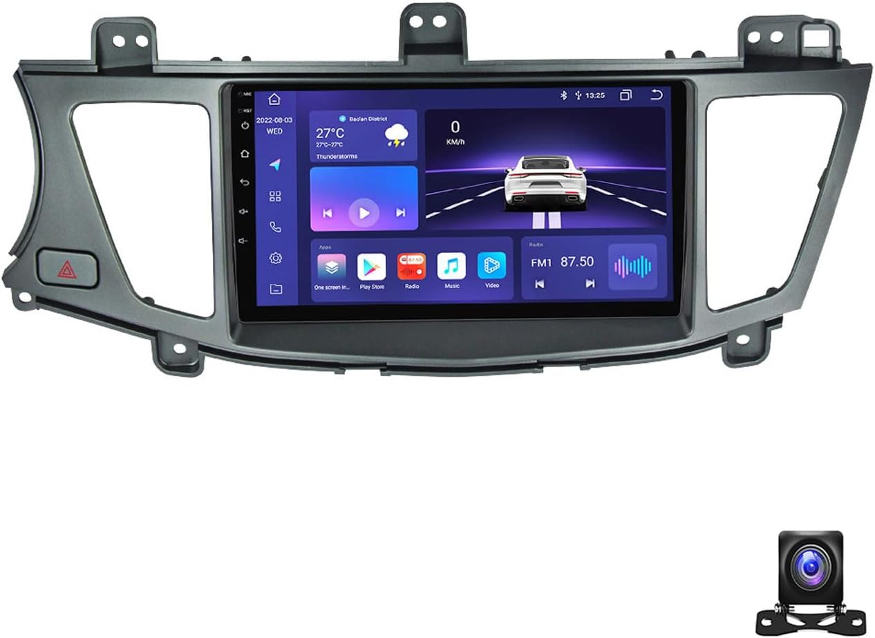 9 Inch Android 13 Car Radio Compatible with KIA K7 Cadenza 2011~2012 Bluetooth Car Stereo Compatible with Carplay Android Auto, Navigation, Steering Wheel Controls, Backup Camera,M800S 8G+256G