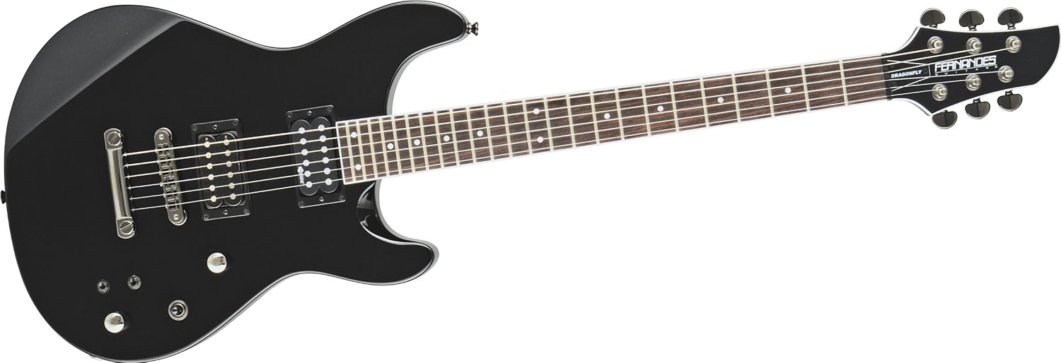 Fernandes Dragonfly Pro Electric Guitar - Black
