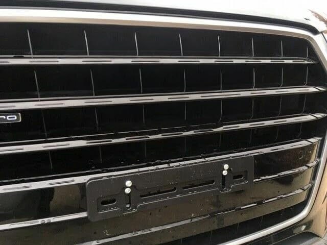 200 Front License Plate Tag Holder Mounting Mount Adapter Bumper Kit Bracket for Audi (All Models) Quantity Discount (9.45$ to 5.60$)(Each with 6 Screws+2 Built in Nuts)–Premium Car Accessories (200)