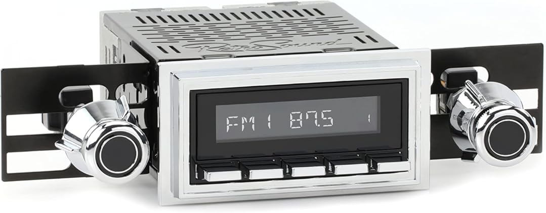 RetroRadio Compatible with 1978-79 Ford Bronco Features Include Bluetooth, HD, SiriusXM Ready, AM/FM LBC-M4-126-55-75F2
